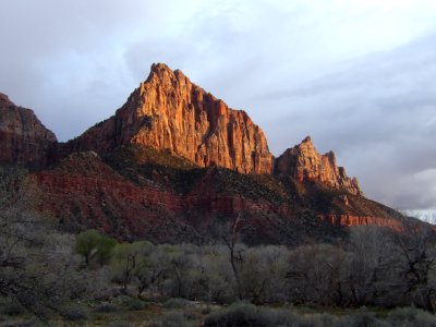 Our evening view from campsite