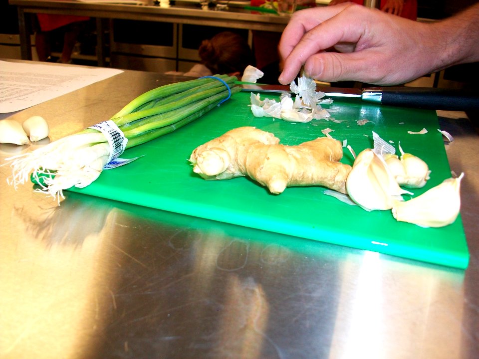Prepping Ingredients for Kimchi 3