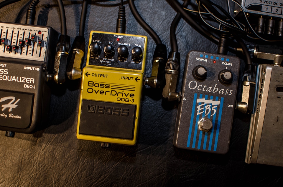 Overdrive distortion pedal