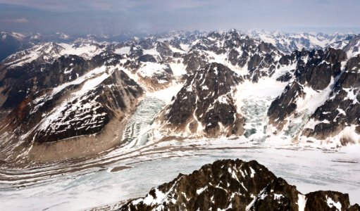 Glaciers in the Neacola Mountains photo