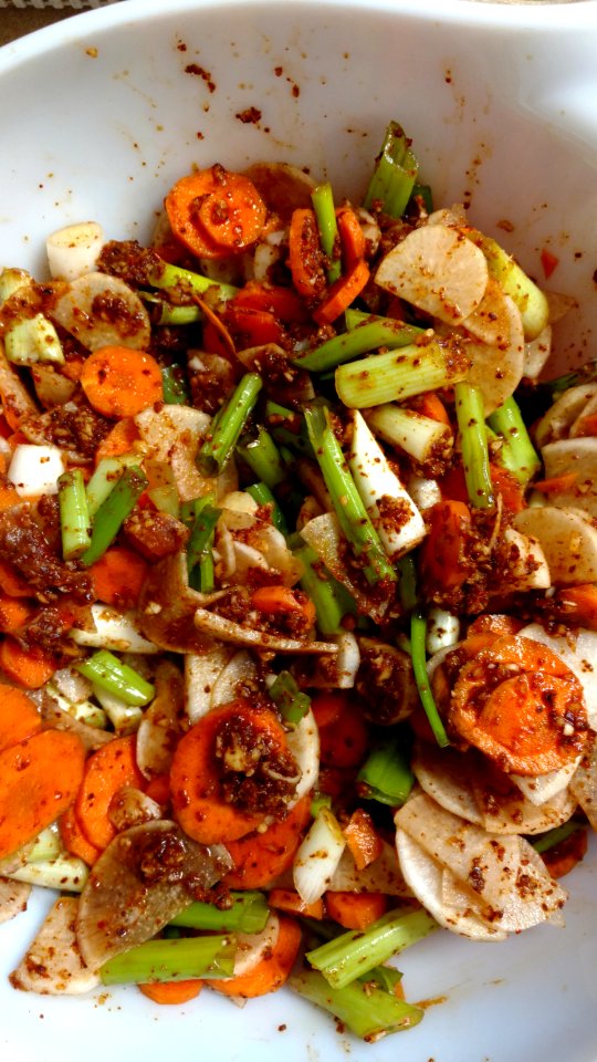 Kimchi ingredients 1