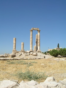 Ruins jordan citadel hill photo