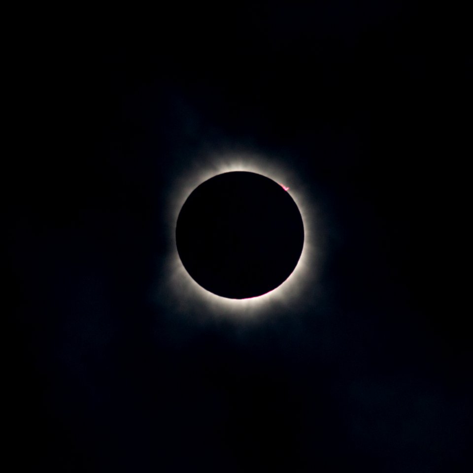 A view of the solar eclipse