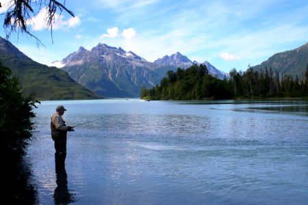 Fisherman on Crescent River