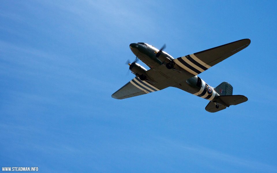 Bletchley Park - DC3 Flypast