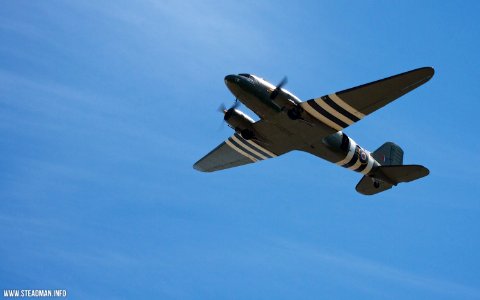 Bletchley Park - DC3 Flypast