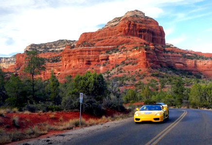 On the road Sedona.