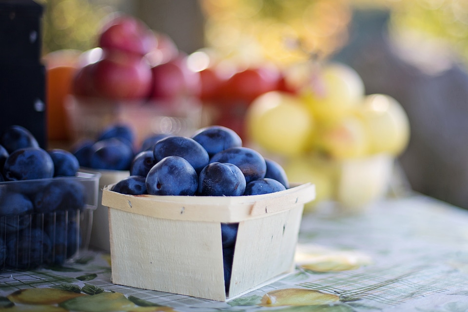 Farmer's market food healthy