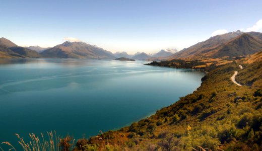 Lake Wakatipu. New Zealand. photo