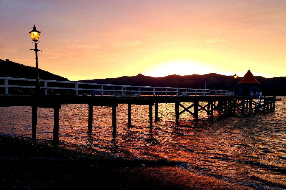 Dalys wharf  Akaroa.