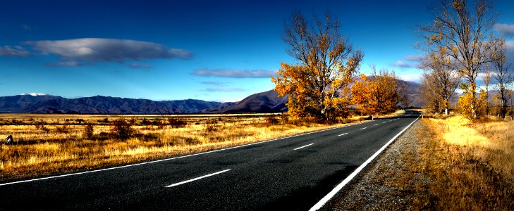 Autumn in the Mckenzie Counrty.NZ photo
