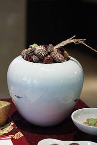 Red urn over the years
