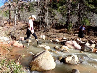 Crossing La Verkin