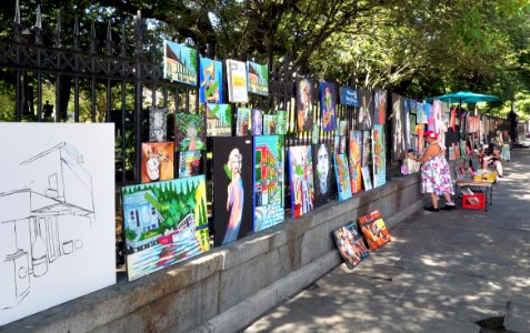 Art wall New Orleans. photo