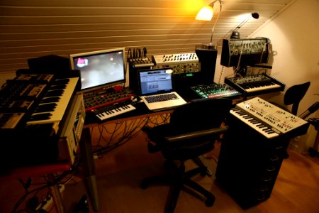 Gier Jenssen's studio, December 2015 photo