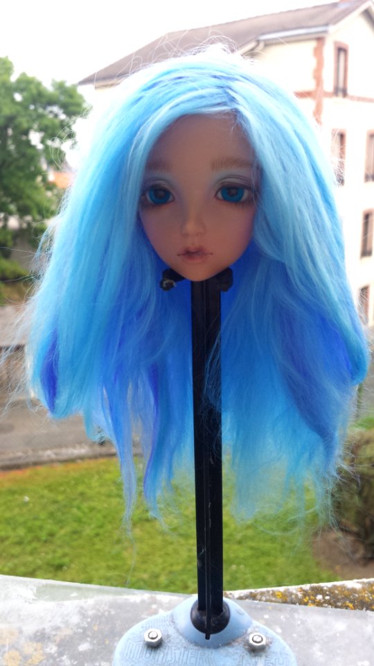 blue wig for MNF