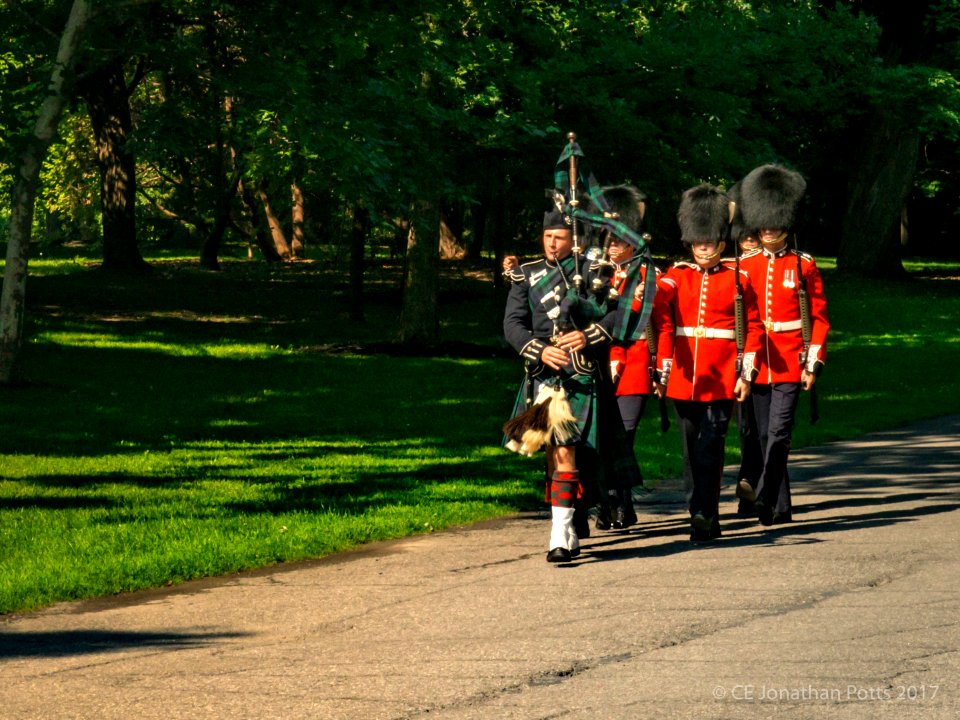 Piping on the Relief Sentry