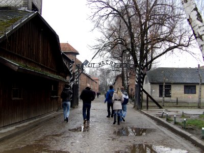 Entering Oświeçim (Auschwitz) photo