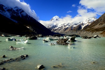 Aoraki Mt. Cook National Park - Muller Lake photo