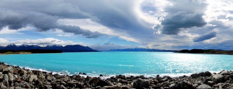 Lake Pukaki. New Zealand photo