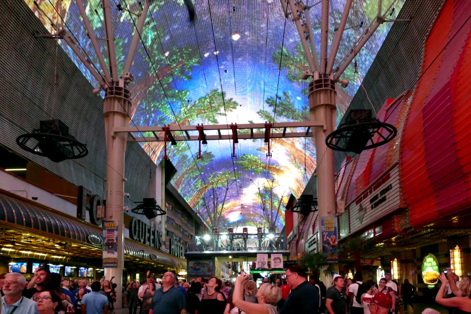 Fremont Street Experence. Las Vegas.