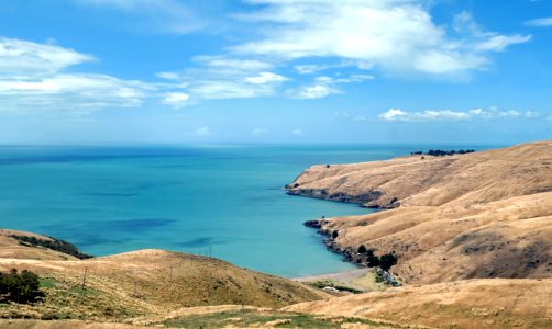 Harris Bay Banks Peninsula. NZ photo