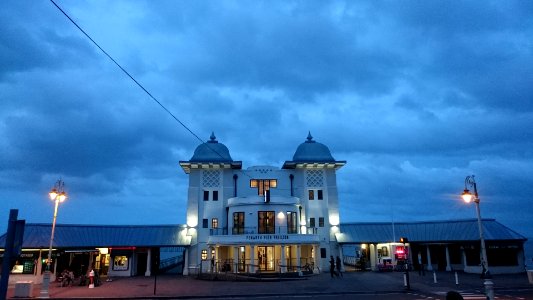 Penarth Pier Pavillion at evening