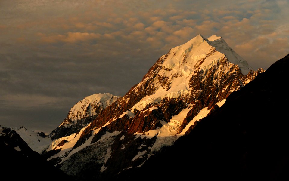 Evening at Mount Cook. NZ