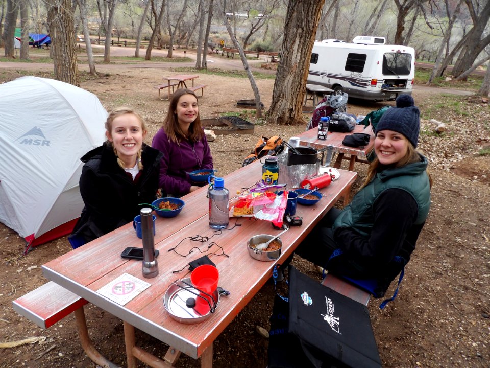 Camping first night :)