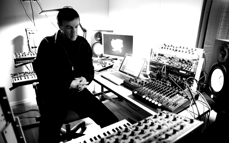 Geir Jenssen's in his studio, 2017.