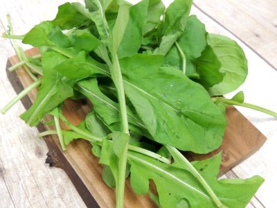 Arugula on Wood photo