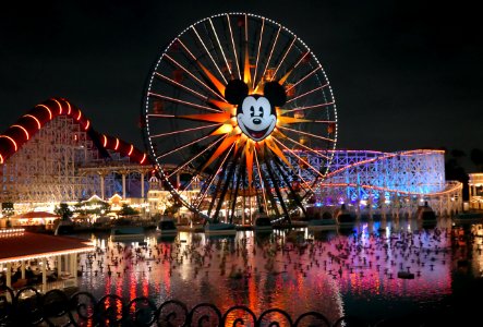 Mickey's Fun Wheel Disney California Adventure. photo
