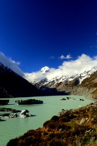 Aoraki Mt. Cook National Park - Muller Lake photo