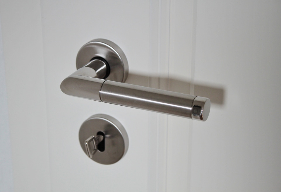 Door lock handle metal castle