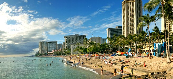 Waikiki Beach Honolulu. photo