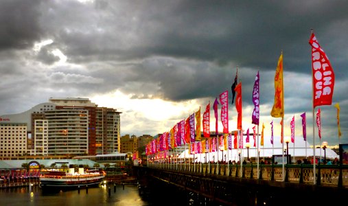 Approaching Storm. Darling Harbour Sydney. photo