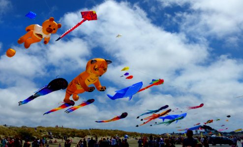 Streets Kite Day. New Brighton Beach. photo