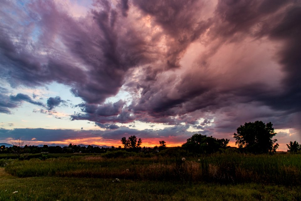 Sunset at Boyd lake