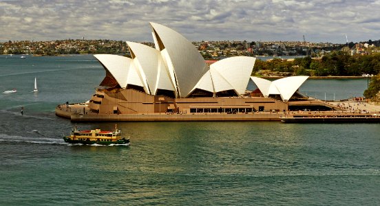 The Sydney Opera House.