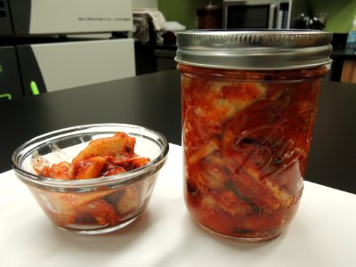 Fresh kimchi photo