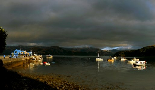 Akaroa Harbour NZ. photo