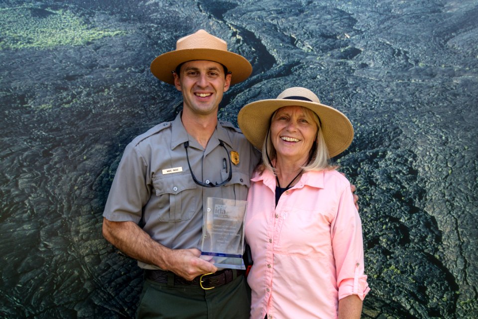 Superintendent Wade Vagias and Vicki Voros