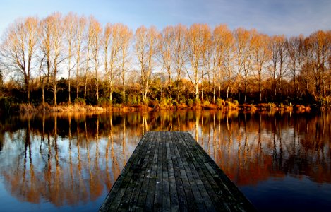 Lakes at the Groynes.Christchurch. photo