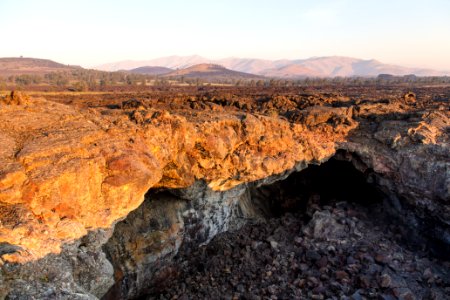 Indian Tunnel entrance at sunrise