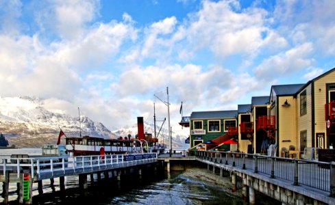 Steamer wharf Queenstown NZ photo