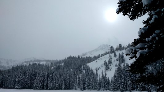 Lake Solitude in February photo