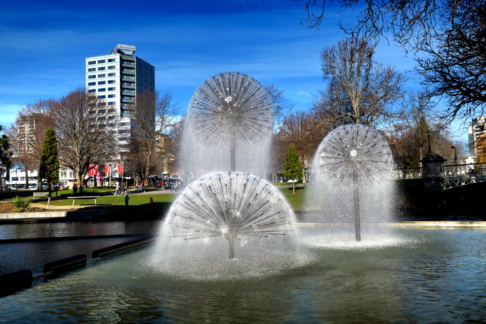 Ferrier Fountain, Christchurch Town Hall.