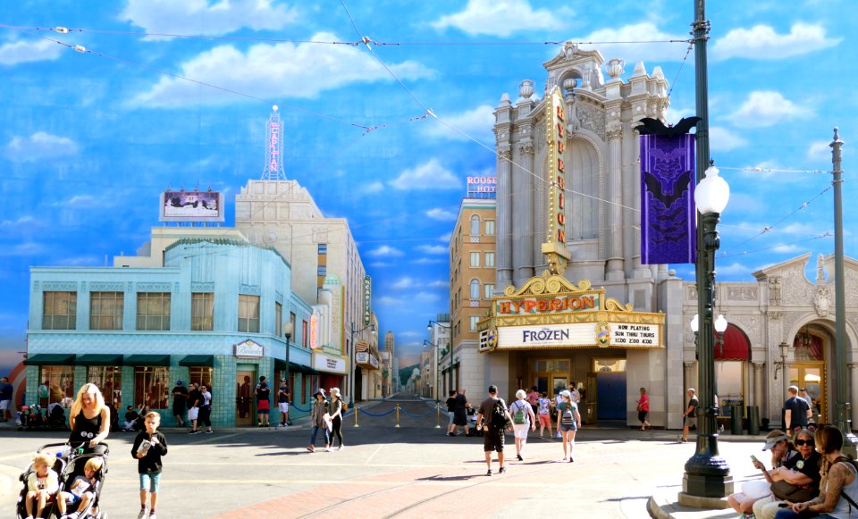 Hollywood Blvd.Disney California Adventure Park.