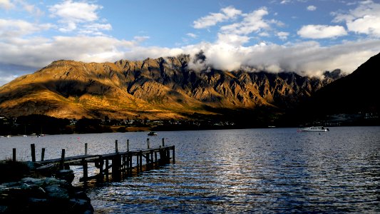 The Frankton Arm. Lake Wakatipu. NZ photo