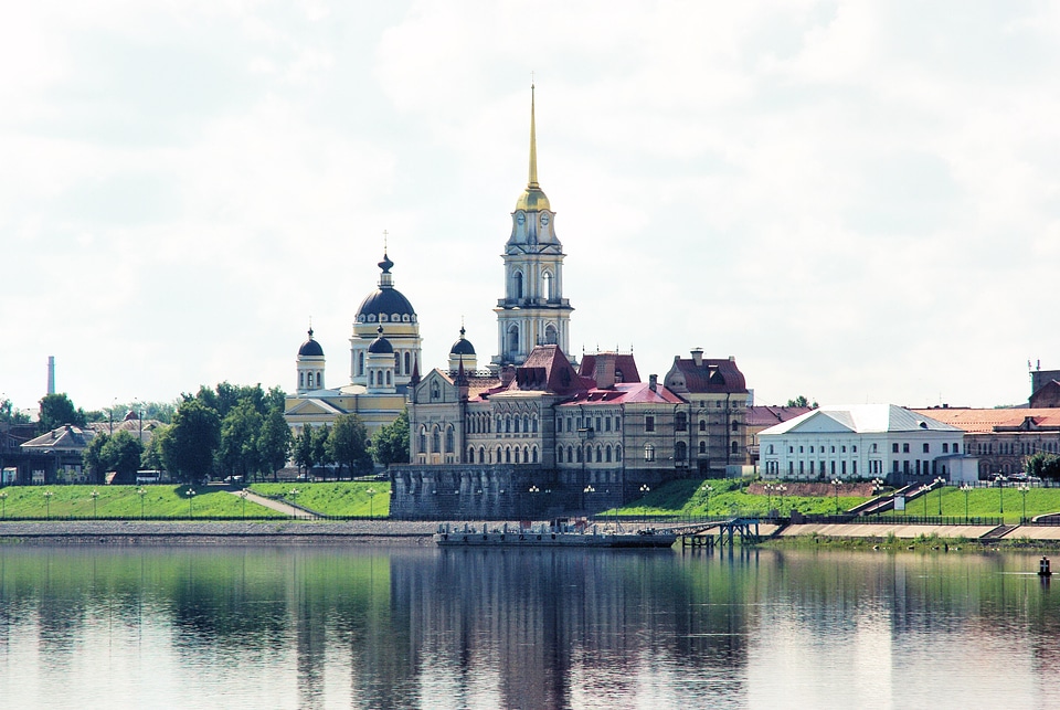Volga monument landscape